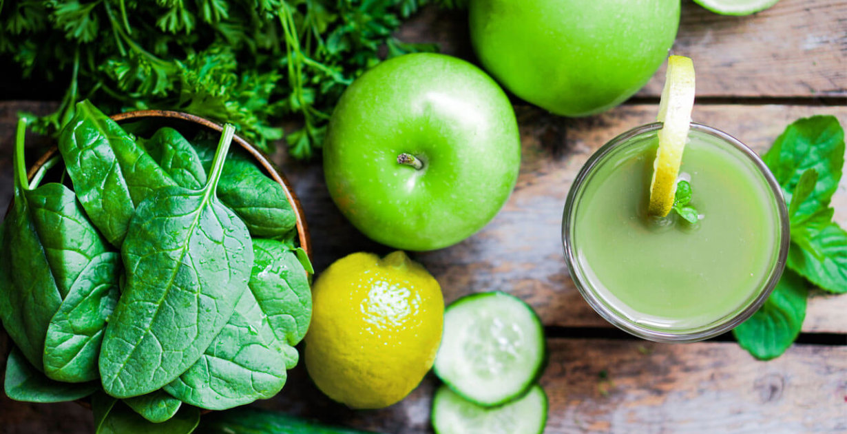 Obst und Gemüse zur Detoxikation