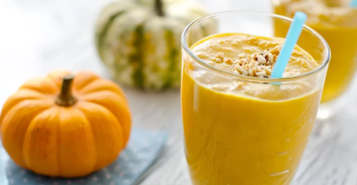 Kürbis Proteinpulver Drink