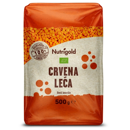 Rote Linsen – Biologisch 500g Nutrigold
