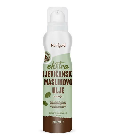 Nutrigold ekstra djevičansko maslinovo ulje Organsko u SPREJU u ambalaži od 200ml 