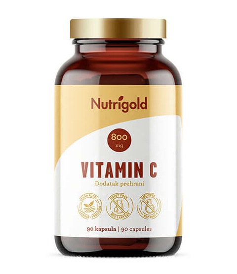 Nutrigold Vitamin C 800mg u pakiranju od 90 vegan kapsula 