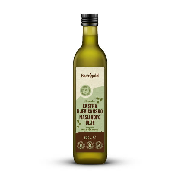 Nutrigold Organsko Ekstra djevičansko maslinovo ulje u boci od 500ml 