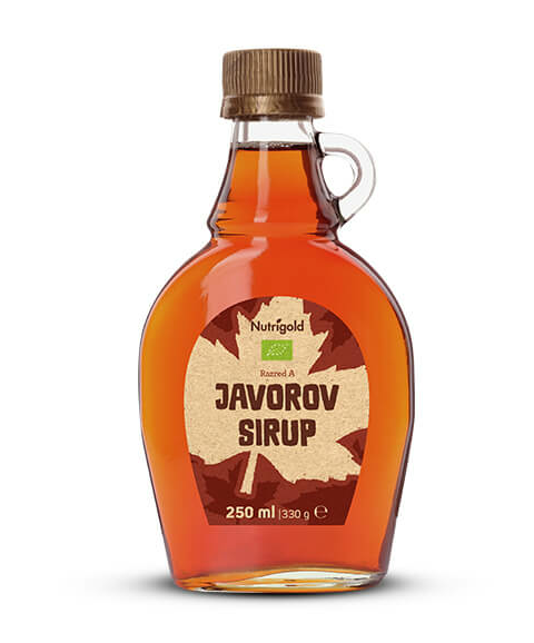 Nutrigold organski Javorov sirupu boci od 250ml 