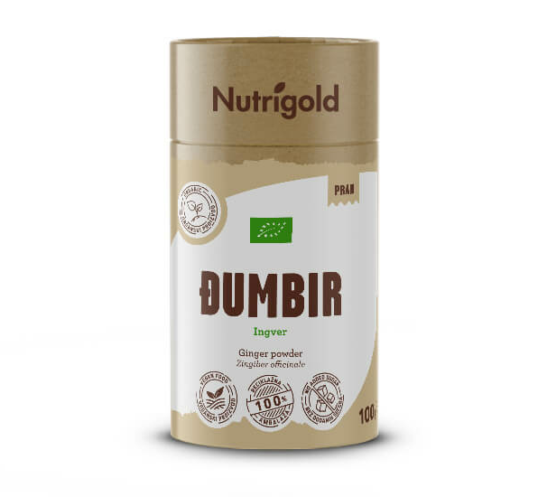 Đumbir u prahu - Organski 100g Nutrigold