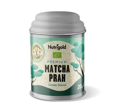 Matcha prah Premium Ceremonial - Organska 20g Nutrigold
