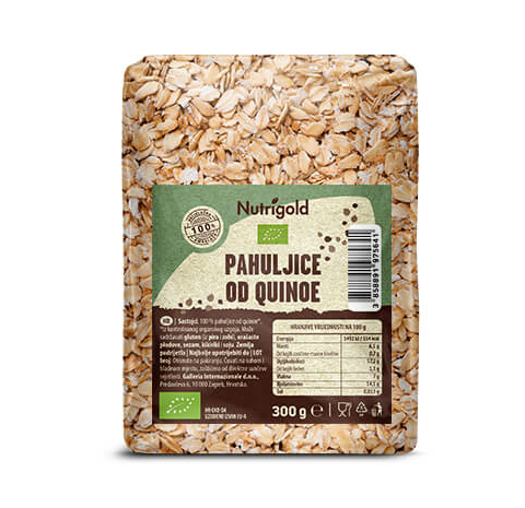 Pahuljice od Quinoe - Organske 300g Nutrigold