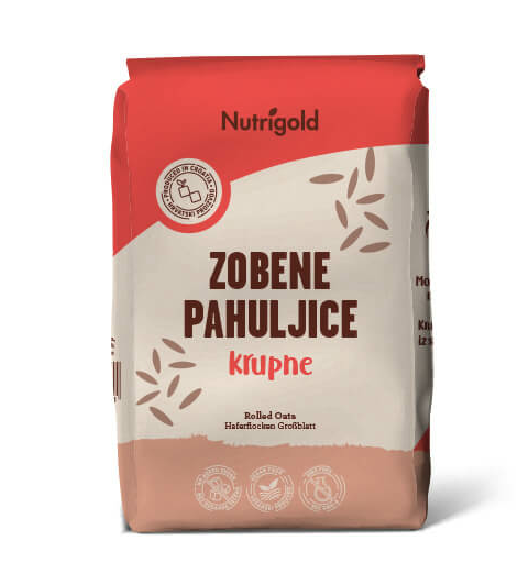 Zobene pahuljice 750g Nutrigold