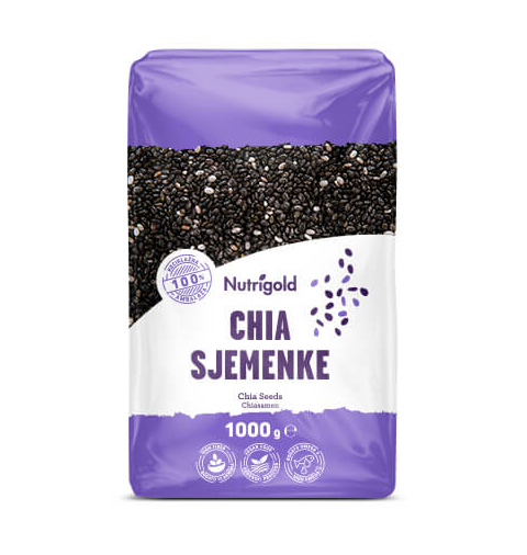 Chia sjemenke 1000g Nutrigold