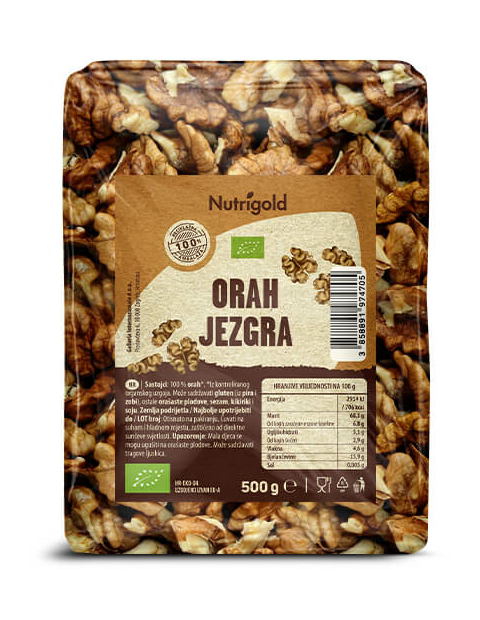 Orah jezgra 500g - Organski Nutrigold