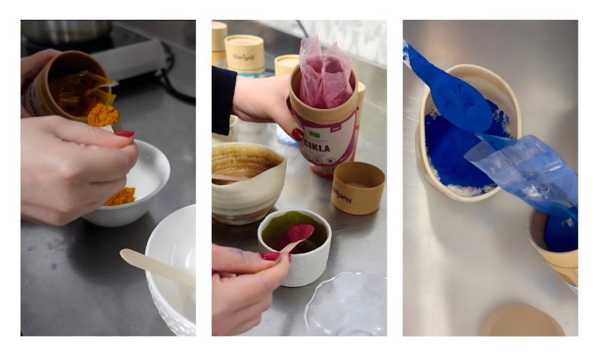 Bojanje jaja prirodnim bojama u Tvornici Zdrave Hrane