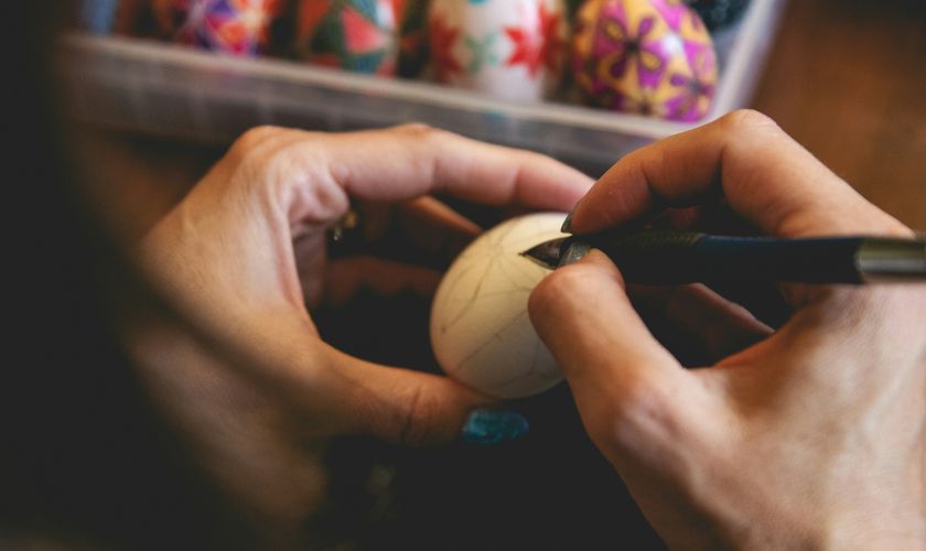 Na uskrsnim jajima mogu se ostaviti i razne poruke.