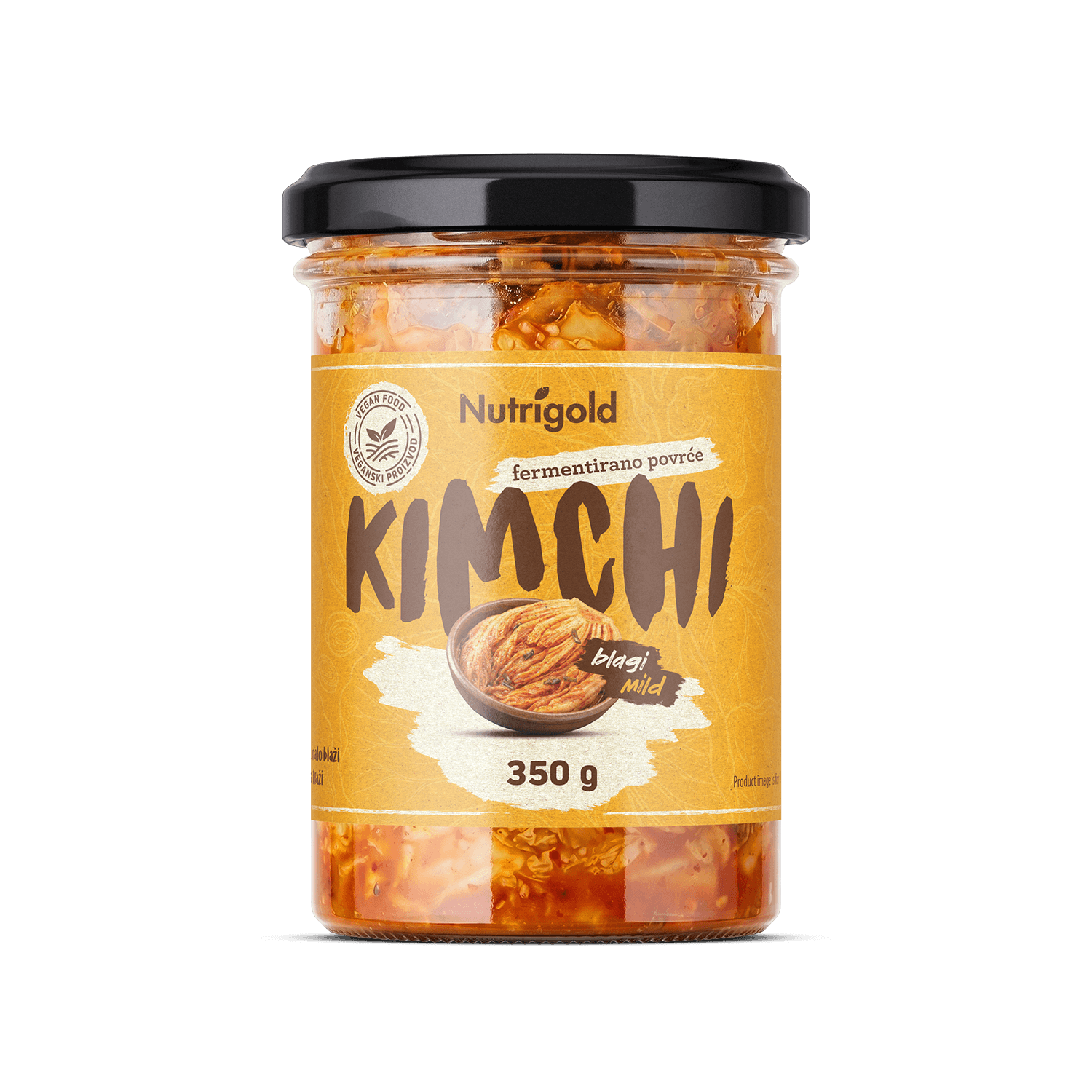 Kimchi Mild – Fermentiertes Gemüse – Bio 350g Nutrigold