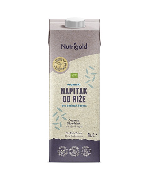 Napitak od Riže Bez dodanog šećera - Organski 1000ml Nutrigold