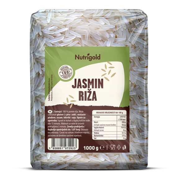 Jasminreis – 1000g Nutrigold