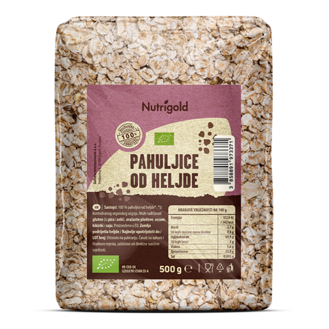 Buchweizenflocken – Biologisch 500g Nutrigold