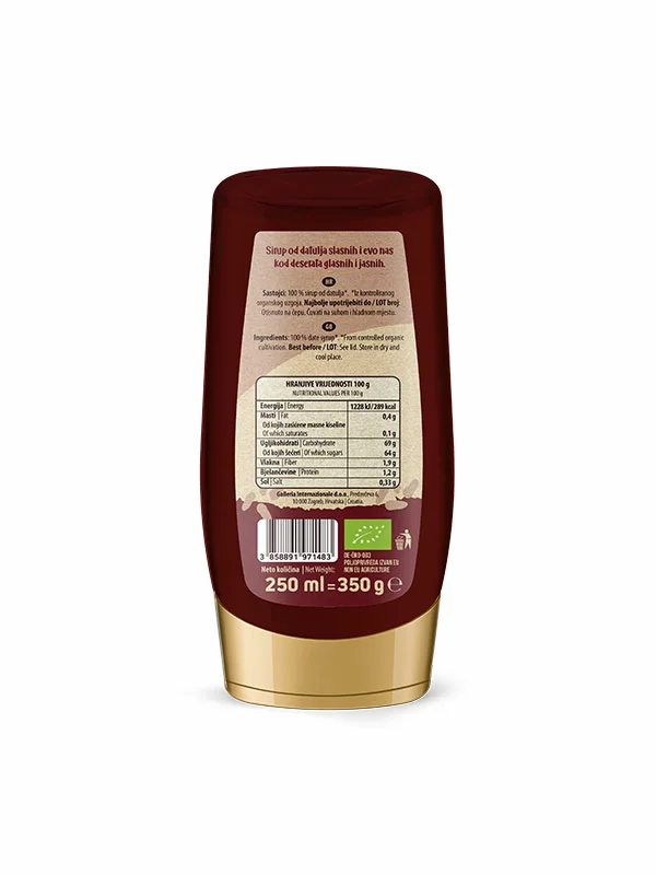 Nutrigold Dattelsirup – Biologisch in der 350g Packung