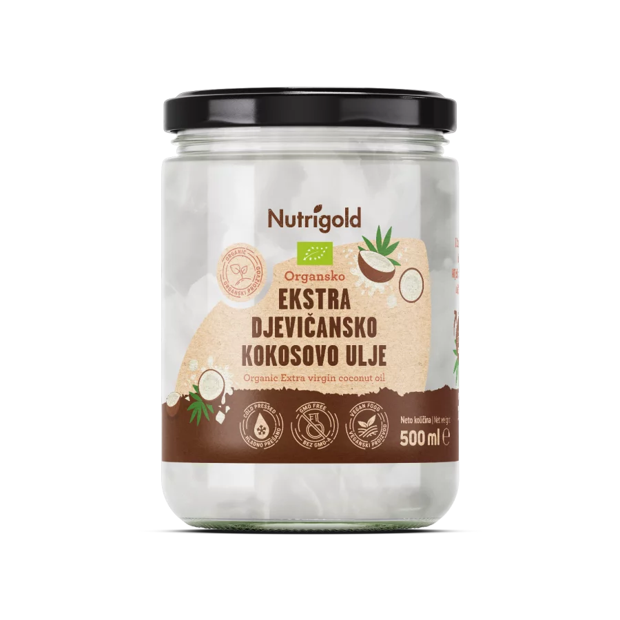 Nutrigold Extra natives Kokosöl - Biologisch in einer 500ml Packung