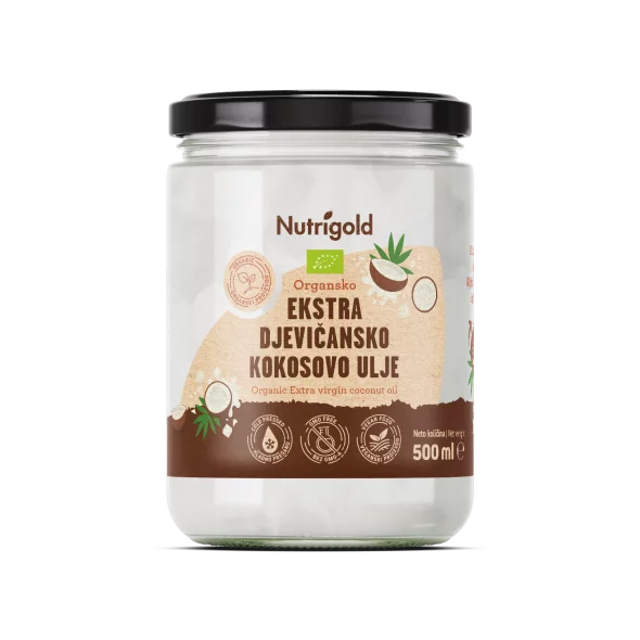Nutrigold Extra natives Kokosöl - Biologisch in einer 500ml Packung
