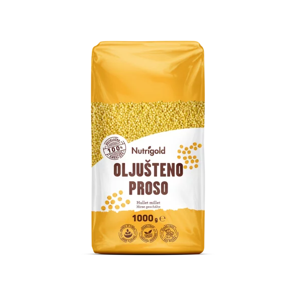 Nutrigold geschälte Hirse in einer 1000g Packung