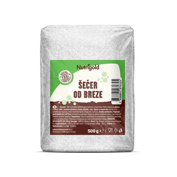 Nutrigold Birkenzucker Xylitol in einer Packung von 500g