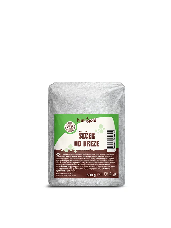 Nutrigold Birkenzucker Xylitol in einer Packung von 500g