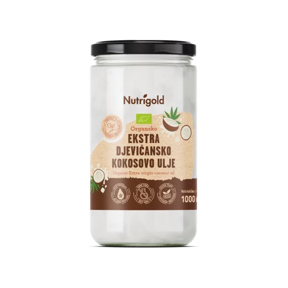 Nutrigold extra natives Kokosöl - Biologisch in einer 1000ml Packung