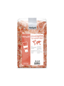 Nutrigold Himalaya-Salz grob gemahlen in einer 1kg Packung