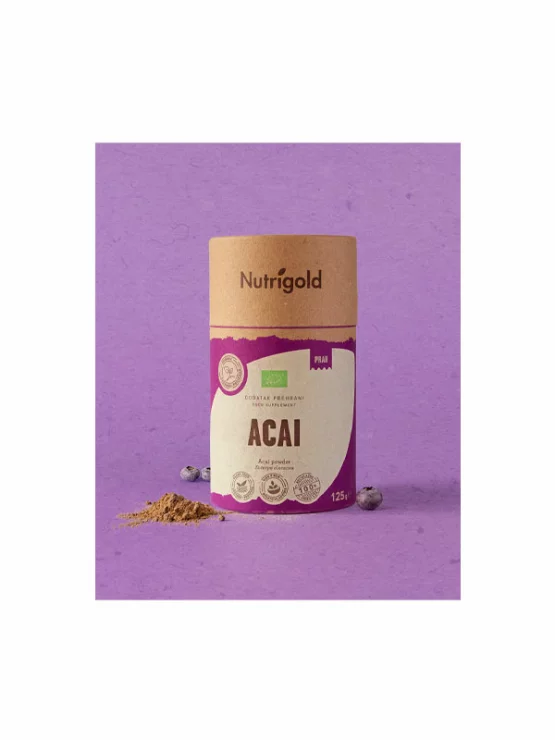 Acai Pulver – Biologisch 125g Nutrigold