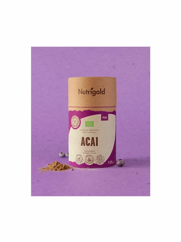 Acai Pulver – Biologisch 125g Nutrigold