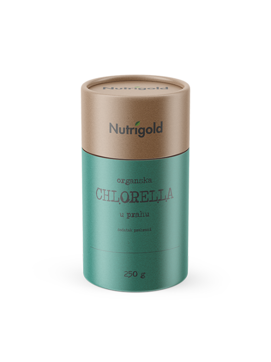 Nutrigold biologisches Chlorella Pulver in einer 250 Gramm Packung