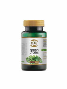 Hug your Life Grüner Kaffee & L-Carnitin mit 60 Kapseln in der Packung