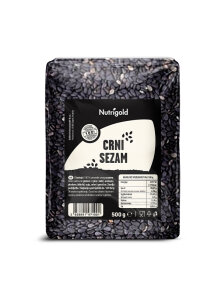 Nutrigold Sesam schwarz in einer Packung von 500g