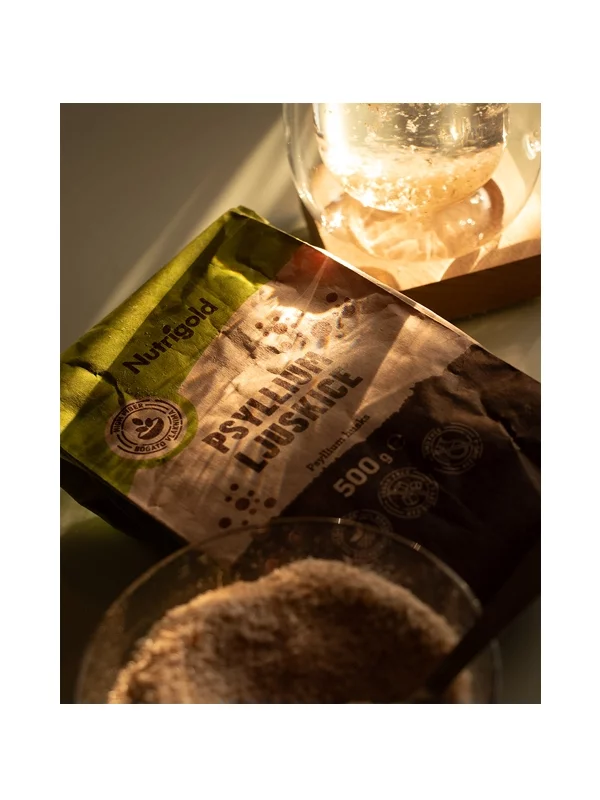 Nutrigold Flohsamenschalen in einer 500 Gramm Packung