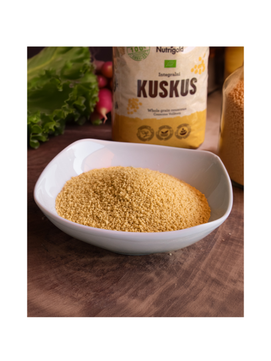 Nutrigold Couscous Vollkorn - Biologisch in einer 1 Kilogramm Packung