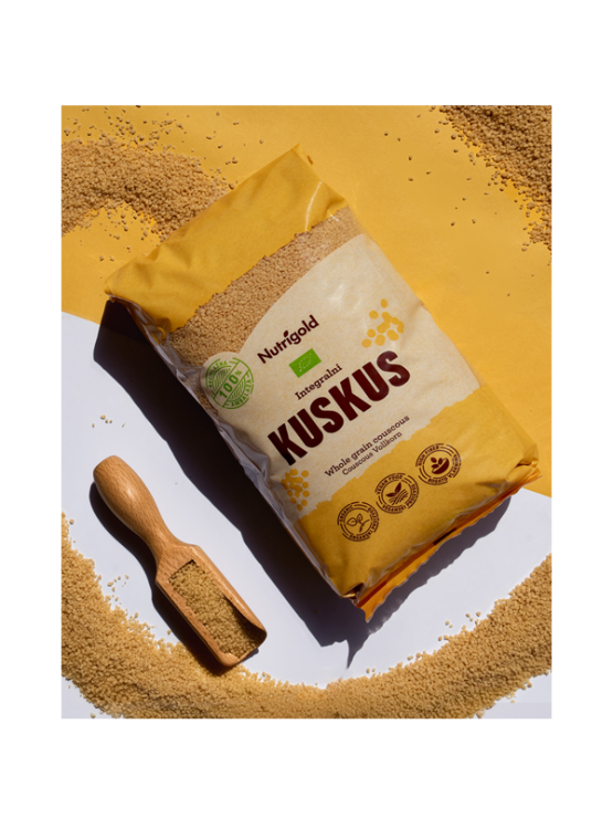 Nutrigold Couscous Vollkorn - Biologisch in einer 1 Kilogramm Packung