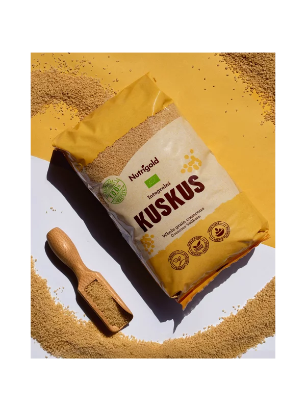 Nutrigold Couscous Vollkorn - Biologisch in einer 1 Kilogramm Packung