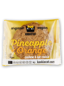 Kookie Cat - Biologischer Keks 50g Ananas - Orange