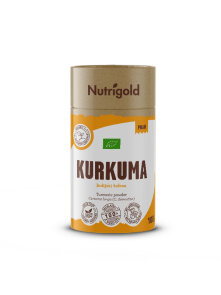 Nutrigold Kurkuma Pulver - Biologisch in einer 100 Gramm Packung