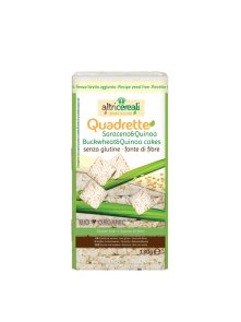 Quadretti-Kräcker mit Buchweizen und Quinoa Biologisch 130g Probios