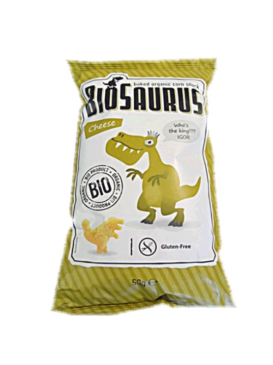 Biosaurus Maisflips - Käse 50g Biologisch - Glutenfrei - Biopont