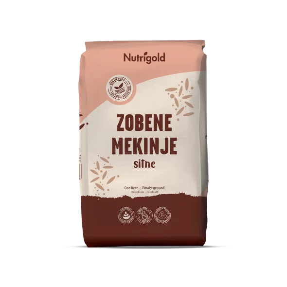 Nutrigold zarte Haferkleie in einer 1000 Gramm Packung