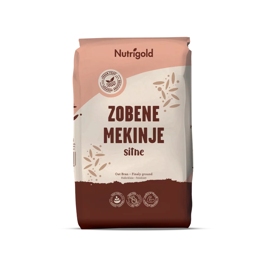 Nutrigold zarte Haferkleie in einer 1000 Gramm Packung
