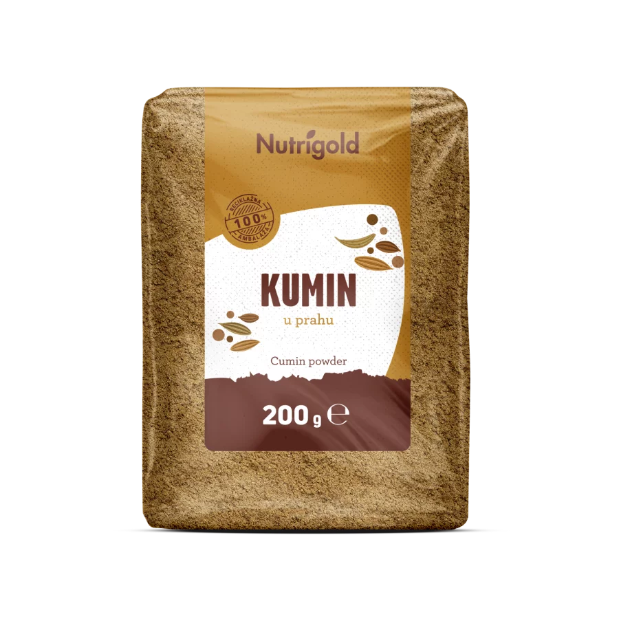 Nutrigold Kreuzkümmelpulver in einer 200 Gramm Packung