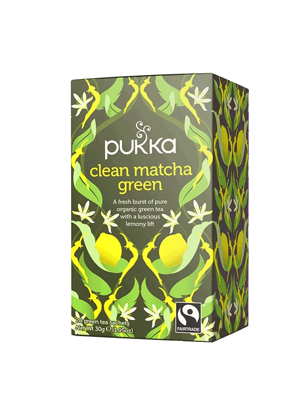 Pukka Kräutertee Clean Matcha Green Biologisch in einer 30g Packung