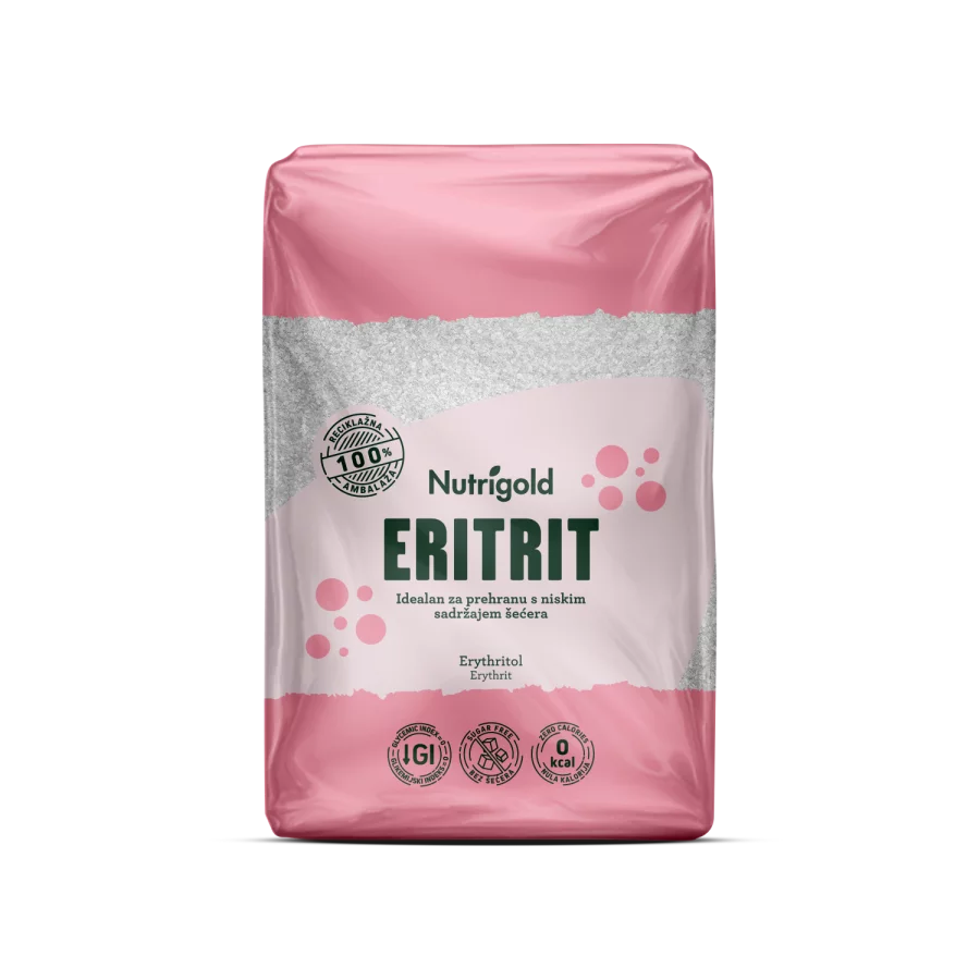 Nutrigold Erythrit Natürlicher Süßstoff – Keine Kalorien in einer 1000g Packung
