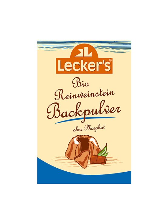 Lecker's Backpulver ohne Phosphat - Biologisch 4x21g