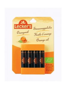 Orangenöl kaltgepresst - Biologisch 4x2ml Lecker's