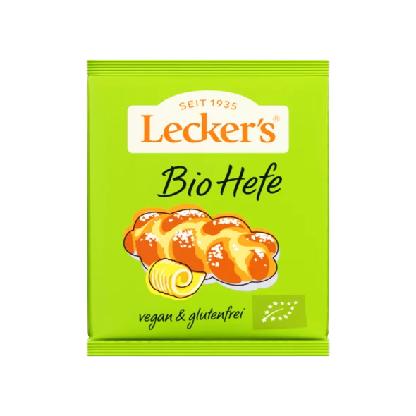 Lecker´s Bio Hefe in einer 9 Gramm Packung