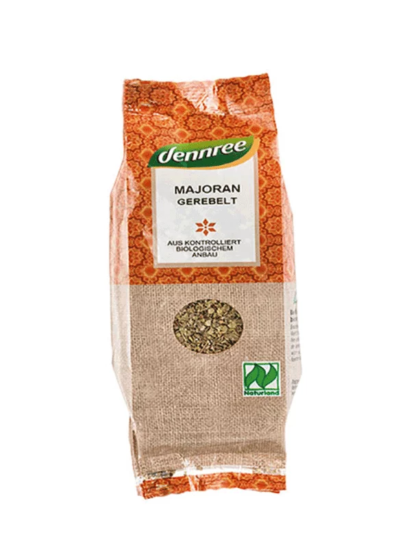 Dennree Gehackter Majoran – Biologisch in einer 12,5g Packung