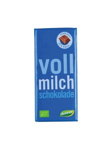 Dennree Vollmilchschokolade - Biologisch in einer 100 Gramm Packung